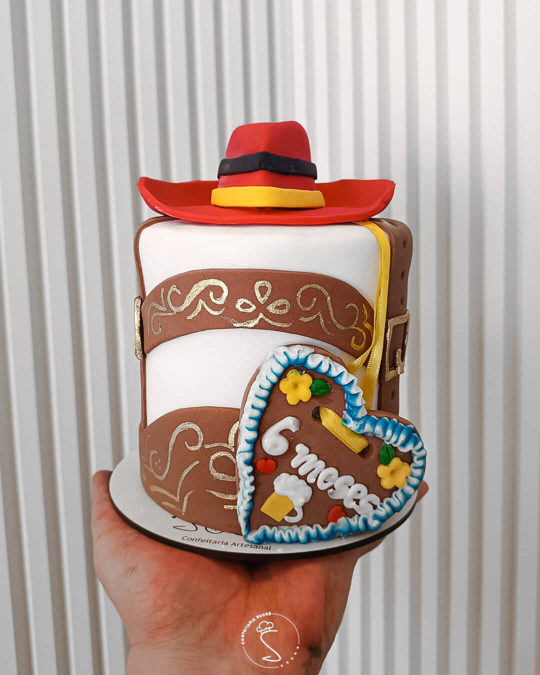 Mini bolo no tema Oktoberfest