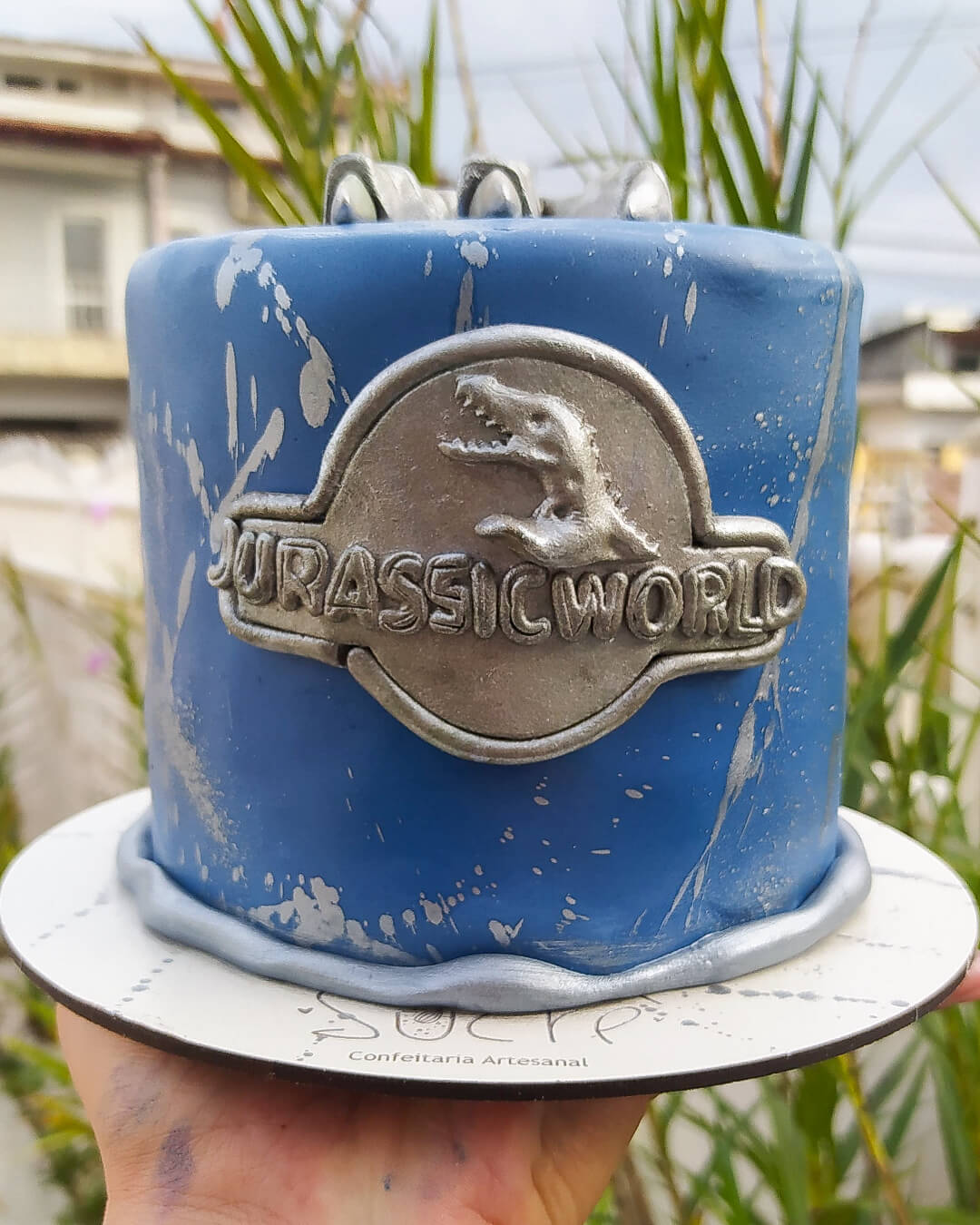 Bolo personalizado Jurassic world
